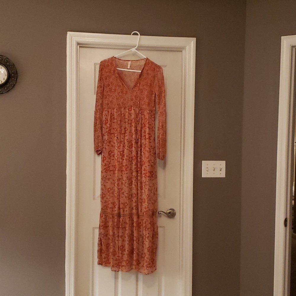 Floral Boho style maxi dress